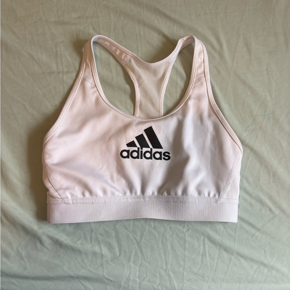 Adidas Women's White Sports Bra